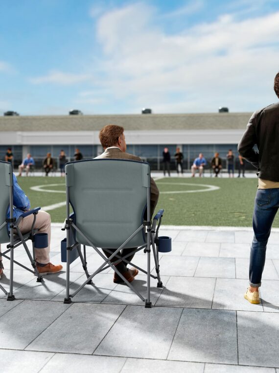 TIMBER RIDGE Oversized Folding Camping Chair, 500 lbs Capacity, Cup Holder, Padded Headrest, Steel Frame