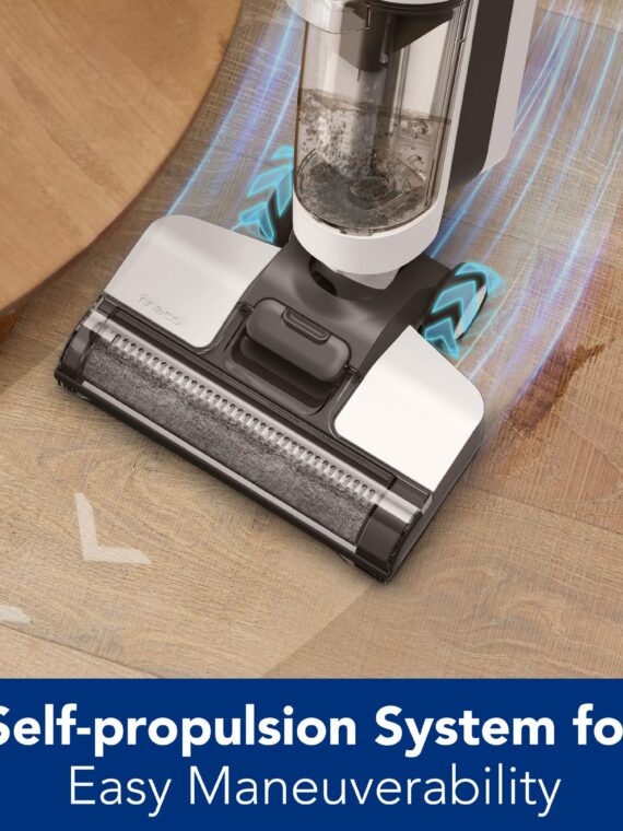 Tineco iFLOOR 3 Breeze Complete Cordless Wet Dry Vacuum Cleaner with Self-Cleaning, Lightweight, 2-in-1 Washer