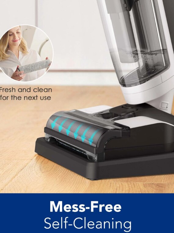 Tineco iFLOOR 3 Breeze Complete Cordless Wet Dry Vacuum Cleaner with Self-Cleaning, Lightweight, 2-in-1 Washer