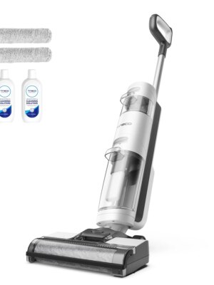 Tineco iFLOOR 3 Breeze Complete Cordless Wet Dry Vacuum Cleaner with Self-Cleaning, Lightweight, 2-in-1 Washer
