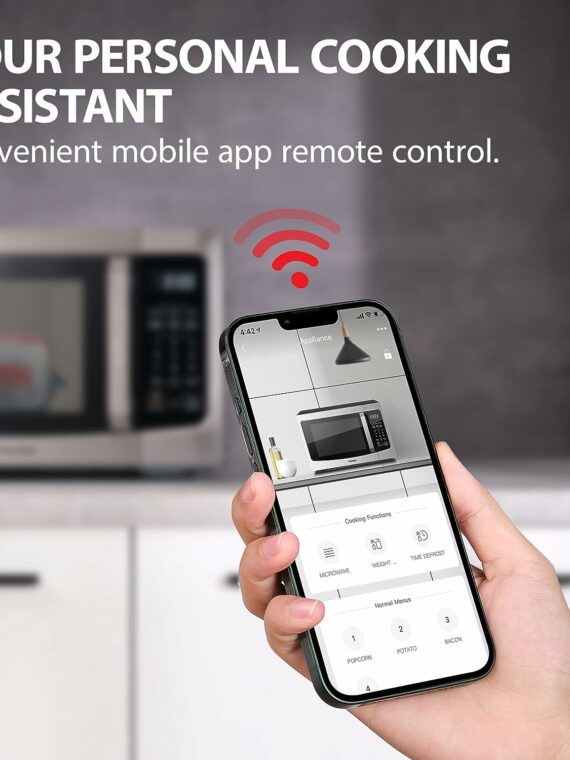 Toshiba 4-in-1 Countertop Microwave Oven, Convection & Air Fryer, 1.5 Cu Ft, 1000W, Silver