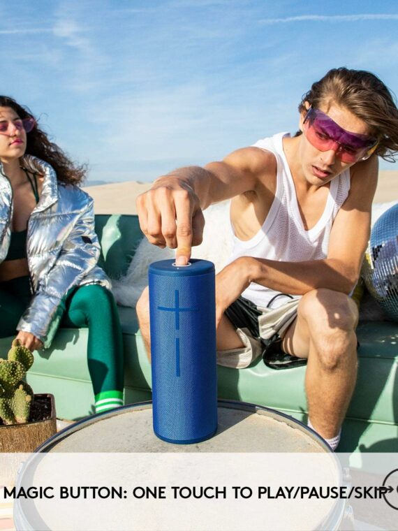 Ultimate Ears EPICBOOM Portable Bluetooth Speaker, Heavy Bass, 360° Sound, IP67 Waterproof, 17-Hour Battery, Carbon Black