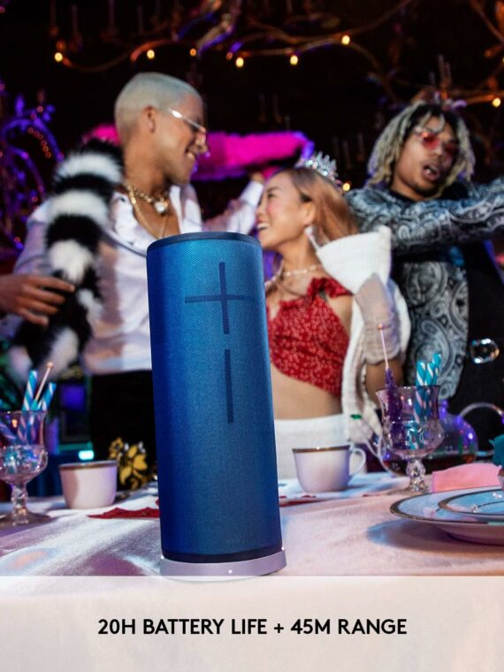 Ultimate Ears EPICBOOM Portable Bluetooth Speaker, Heavy Bass, 360° Sound, IP67 Waterproof, 17-Hour Battery, Carbon Black