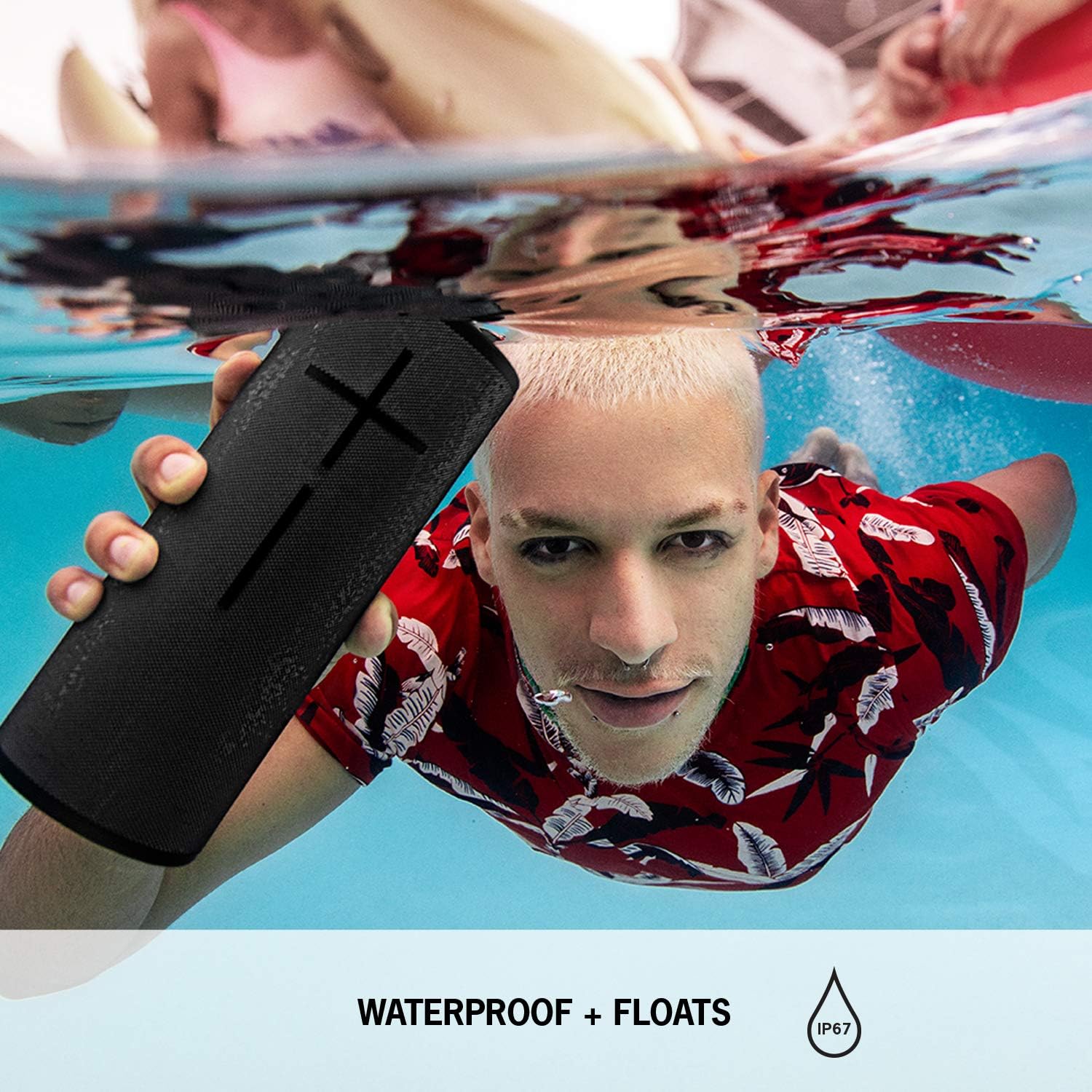 Ultimate Ears EPICBOOM Portable Bluetooth Speaker, Heavy Bass, 360° Sound, IP67 Waterproof, 17-Hour Battery, Carbon Black