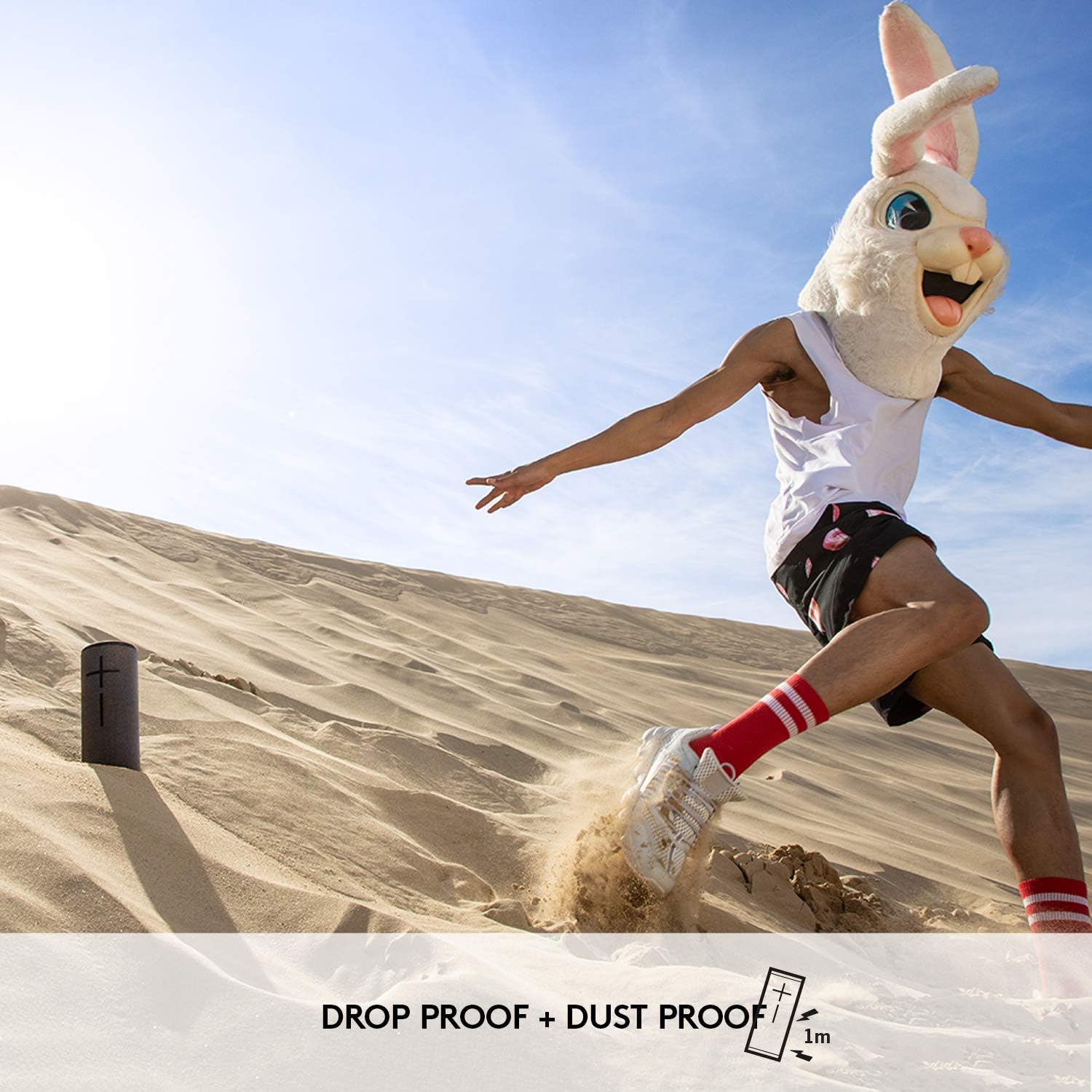 Ultimate Ears EPICBOOM Portable Bluetooth Speaker, Heavy Bass, 360° Sound, IP67 Waterproof, 17-Hour Battery, Carbon Black