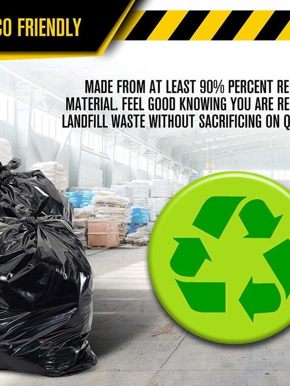 Ultrasac 42 Gallon Heavy Duty Contractor Bags, 5600 Count, Black, for Construction & Industrial Use