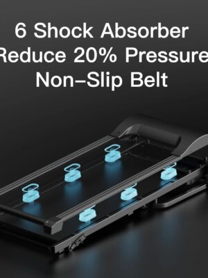 UMAY Fitness Auto Folding Treadmill with 3 Incline Levels, Quiet Brushless Motor, Pulse Sensors, and Foldable Design