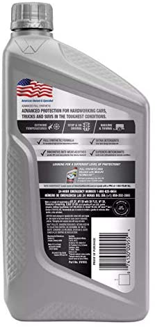 Valvoline Advanced Full Synthetic 0W-16 Motor Oil, 1 QT - Enhanced Protection & Temperature Resistance