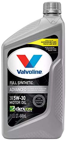Valvoline Advanced Full Synthetic 0W-16 Motor Oil, 1 QT – Enhanced Protection & Temperature Resistance