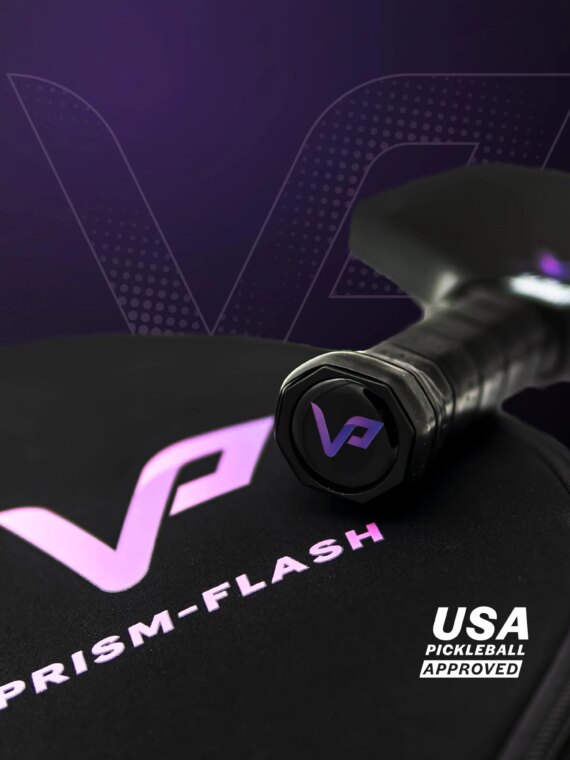 Vatic Pro Prism Flash 16mm Carbon Fiber Pickleball Paddle - Foam Walls, USAPA Approved