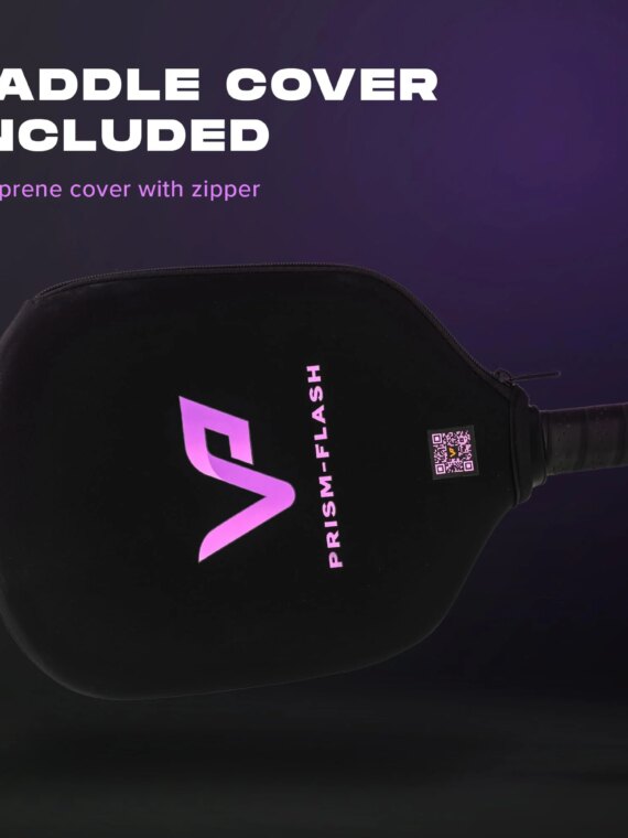 Vatic Pro Prism Flash 16mm Carbon Fiber Pickleball Paddle - Foam Walls, USAPA Approved