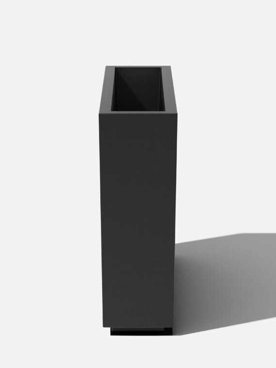 Veradek Block Series Span Planter, 30" Tall, Durable Plastic, Modern Design, Indoor/Outdoor Use