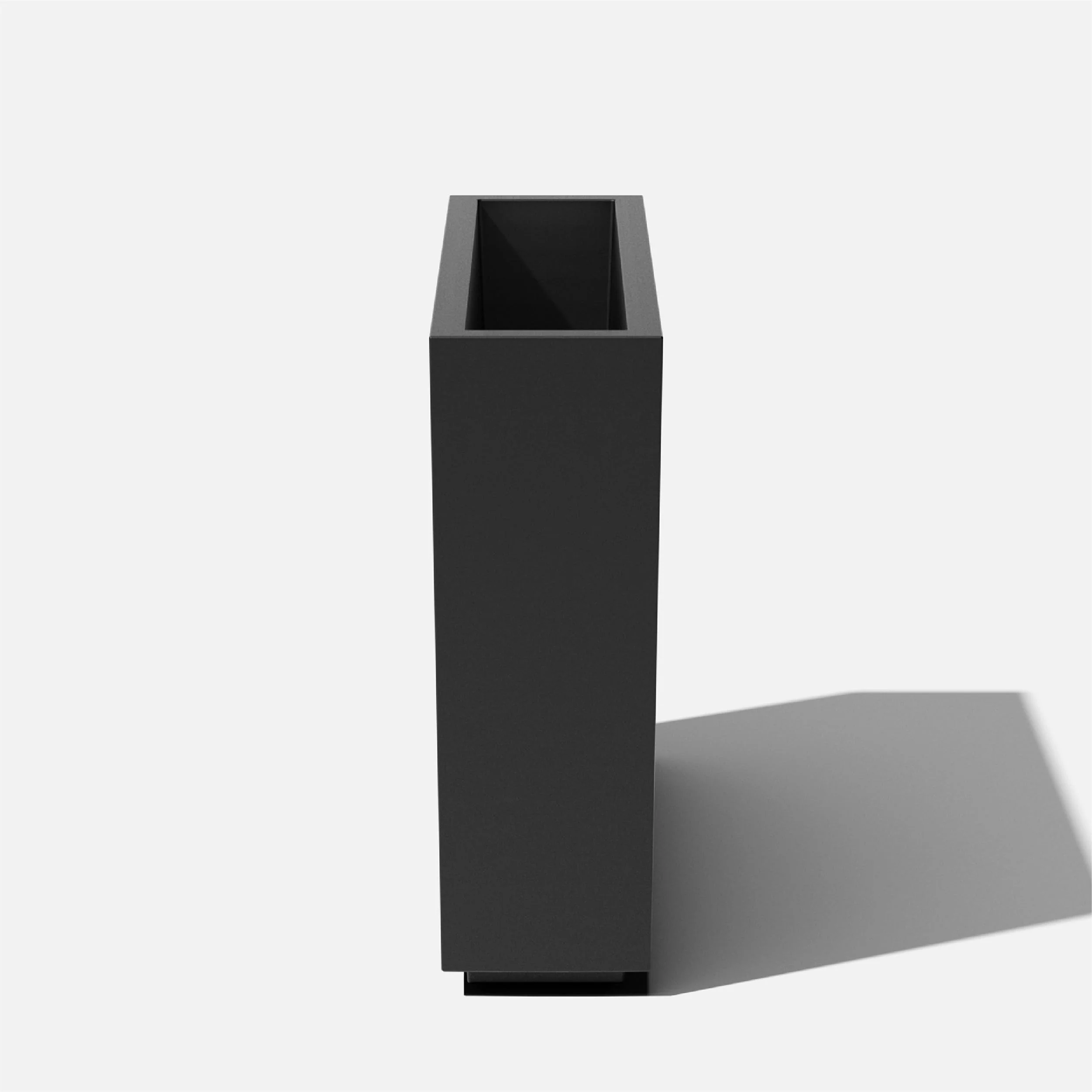 Veradek Block Series Span Planter, 30" Tall, Durable Plastic, Modern Design, Indoor/Outdoor Use