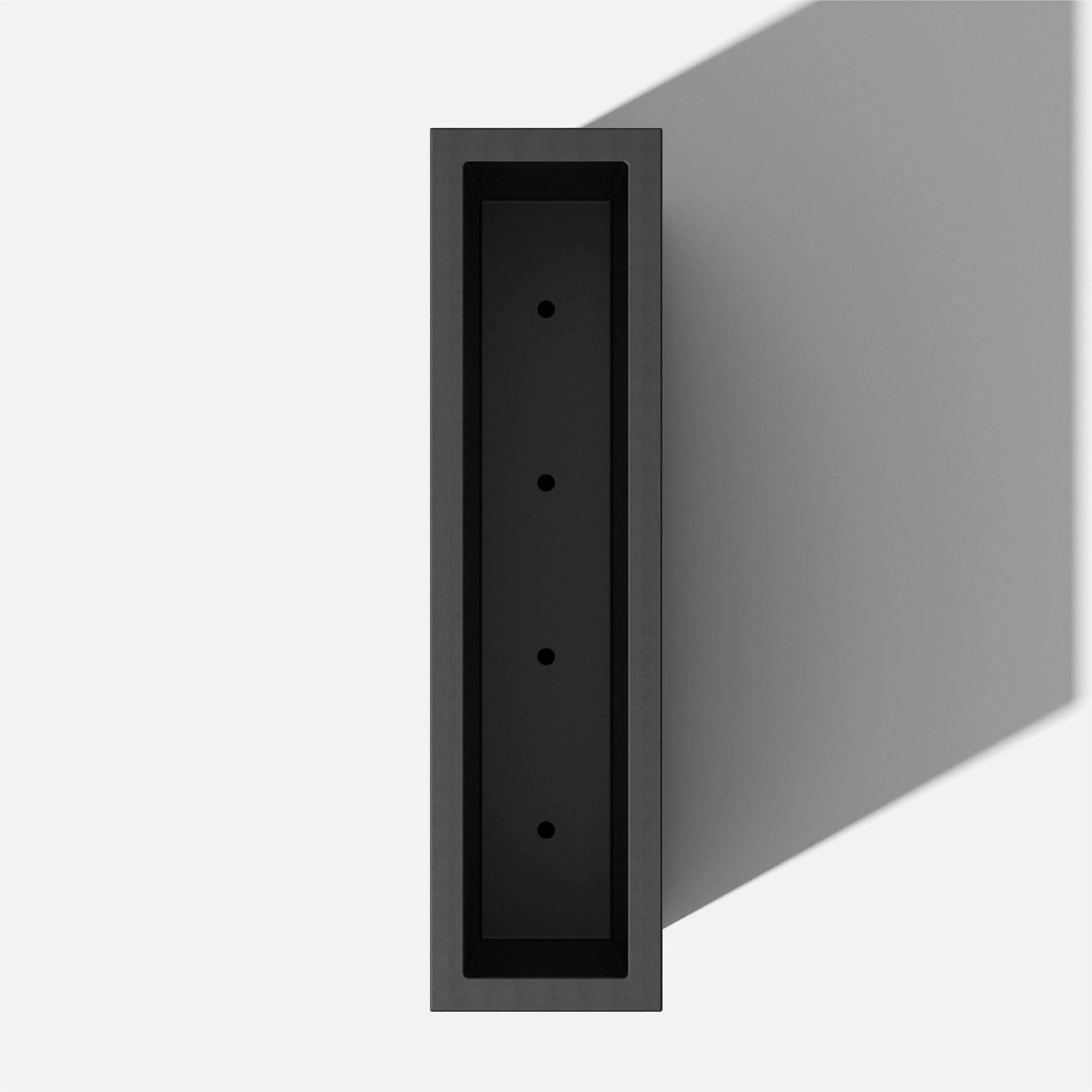 Veradek Block Series Span Planter, 30" Tall, Durable Plastic, Modern Design, Indoor/Outdoor Use