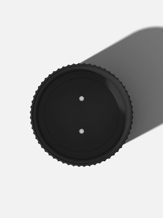 Veradek Demi Series Round Planter 2-Pack, 16" - Durable Concrete-Composite, Modern Design, Efficient Drainage