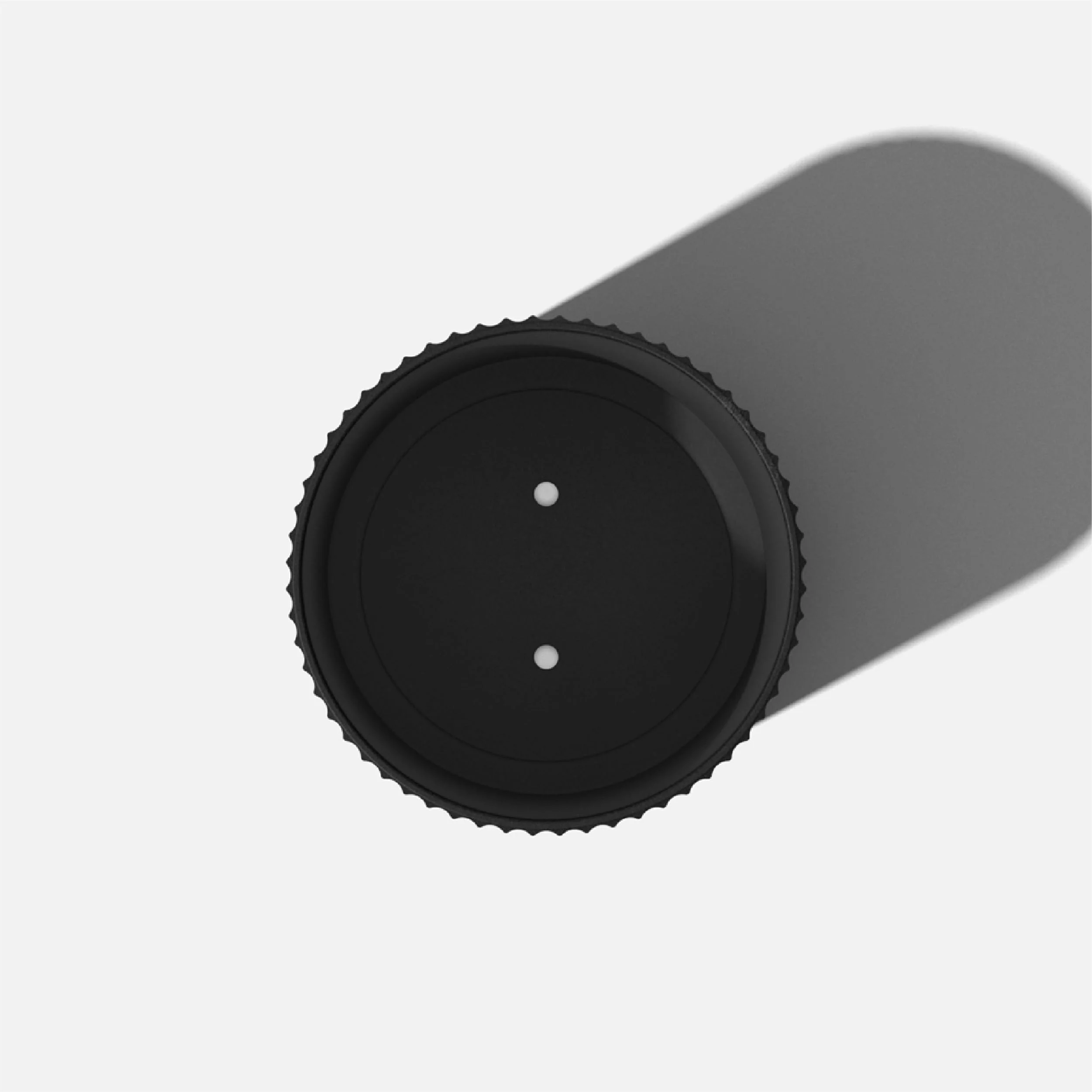 Veradek Demi Series Round Planter 2-Pack, 16" - Durable Concrete-Composite, Modern Design, Efficient Drainage