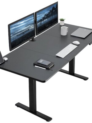 VIVO Electric Adjustable Standing Desk, 71"x30", Memory Settings, Height Adjustable 29.2"-48.4", Durable Steel Frame