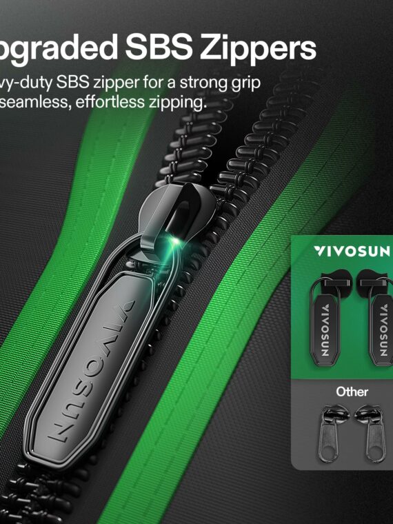 Vivosun 4x4 Hydroponic Grow Tent, 48"x48"x80", Lightproof Mylar, Durable Metal Frame