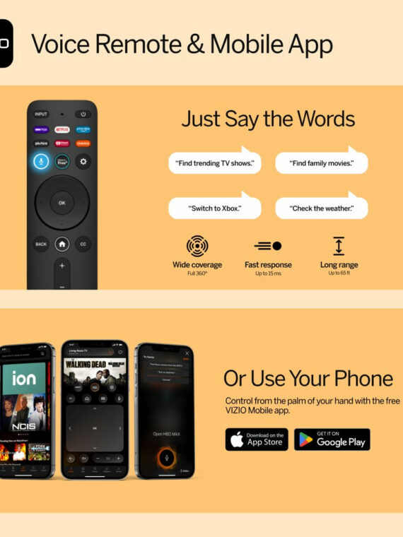 VIZIO 32" D-Series FHD LED Smart TV with Voice Remote & Gaming Features