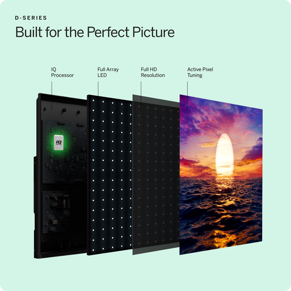 VIZIO 32" D-Series FHD LED Smart TV with Voice Remote & Gaming Features