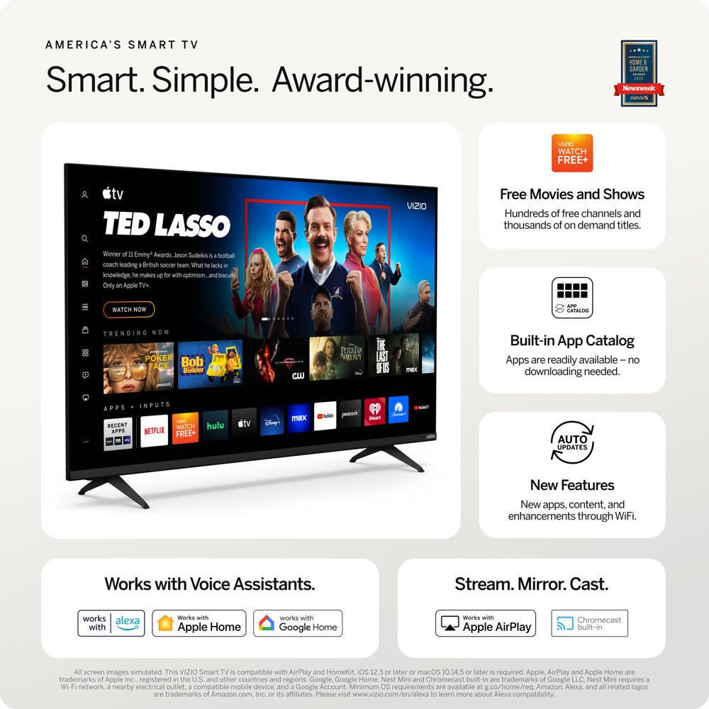 VIZIO D-Series 32" FHD LED Smart TV with Voice Control & Gaming Features