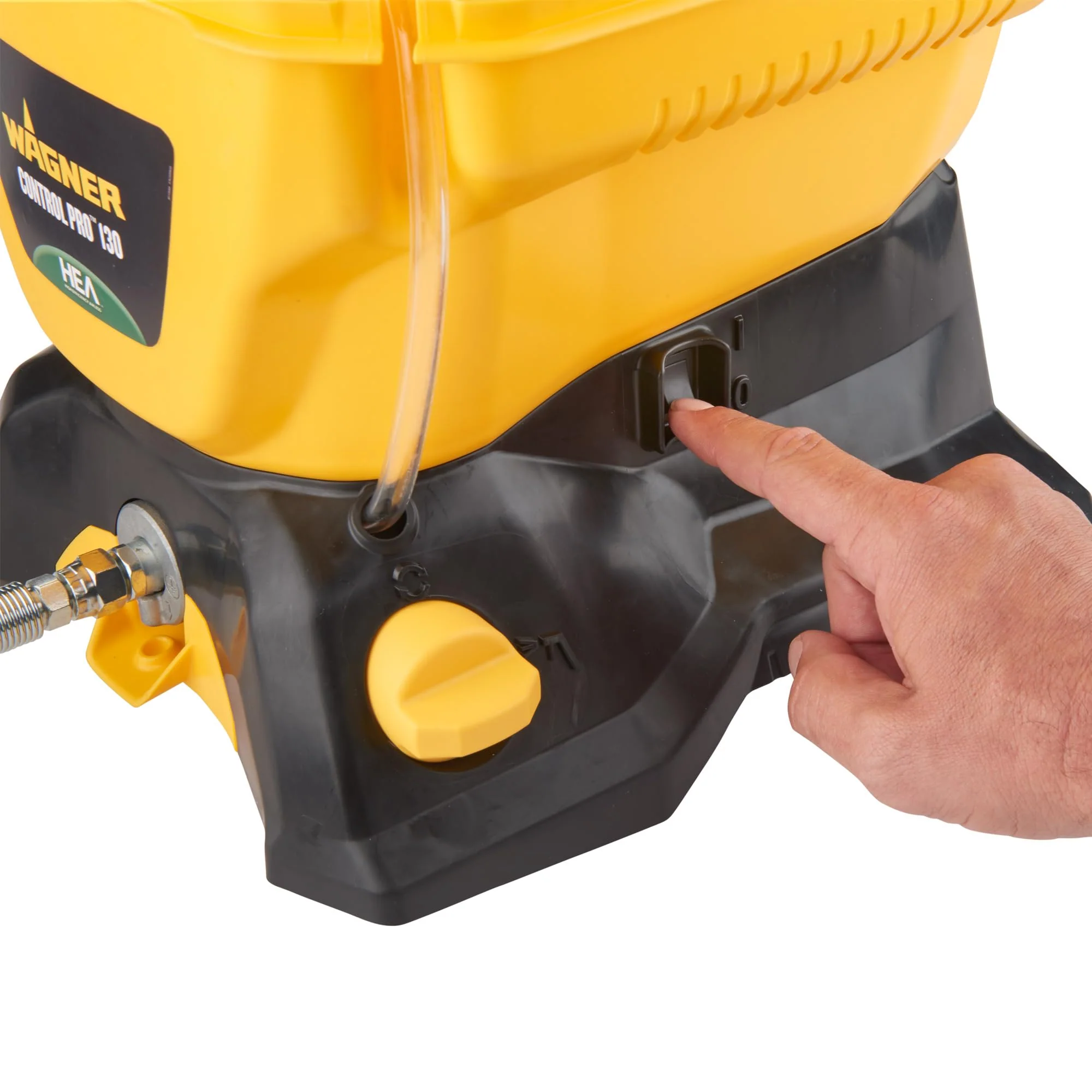 Wagner Control Pro 130 Paint Sprayer Kit, High Efficiency, 1.5-Gallon Hopper, 25 ft Hose, Includes Extension Wand & Spray Tips