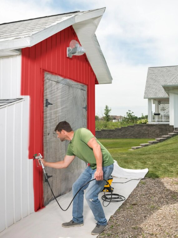 Wagner Control Pro 130 Paint Sprayer Kit, High Efficiency, 1.5-Gallon Hopper, 25 ft Hose, Includes Extension Wand & Spray Tips