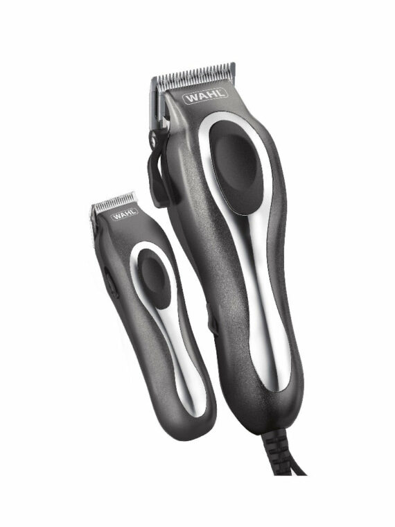 Wahl Deluxe Chrome Pro Hair Clipper & Trimmer Kit, 25-Piece Set