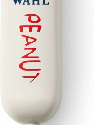 Wahl Professional Classic White Peanut Beard Trimmer & Hair Clipper Kit with 4 Guide Combs