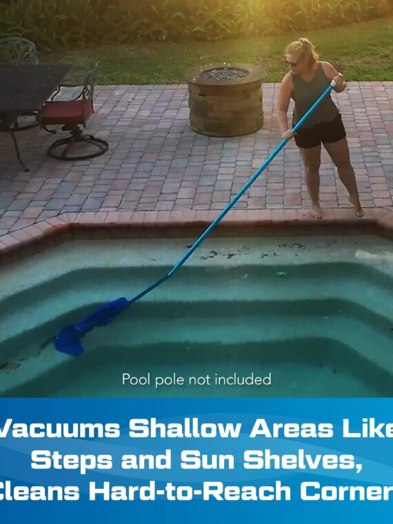 Water Tech Pool Blaster Max Li Cordless Pool Vacuum, Rechargeable, Powerful Suction, Large Debris Chamber, for In-ground & Above-ground Pools
