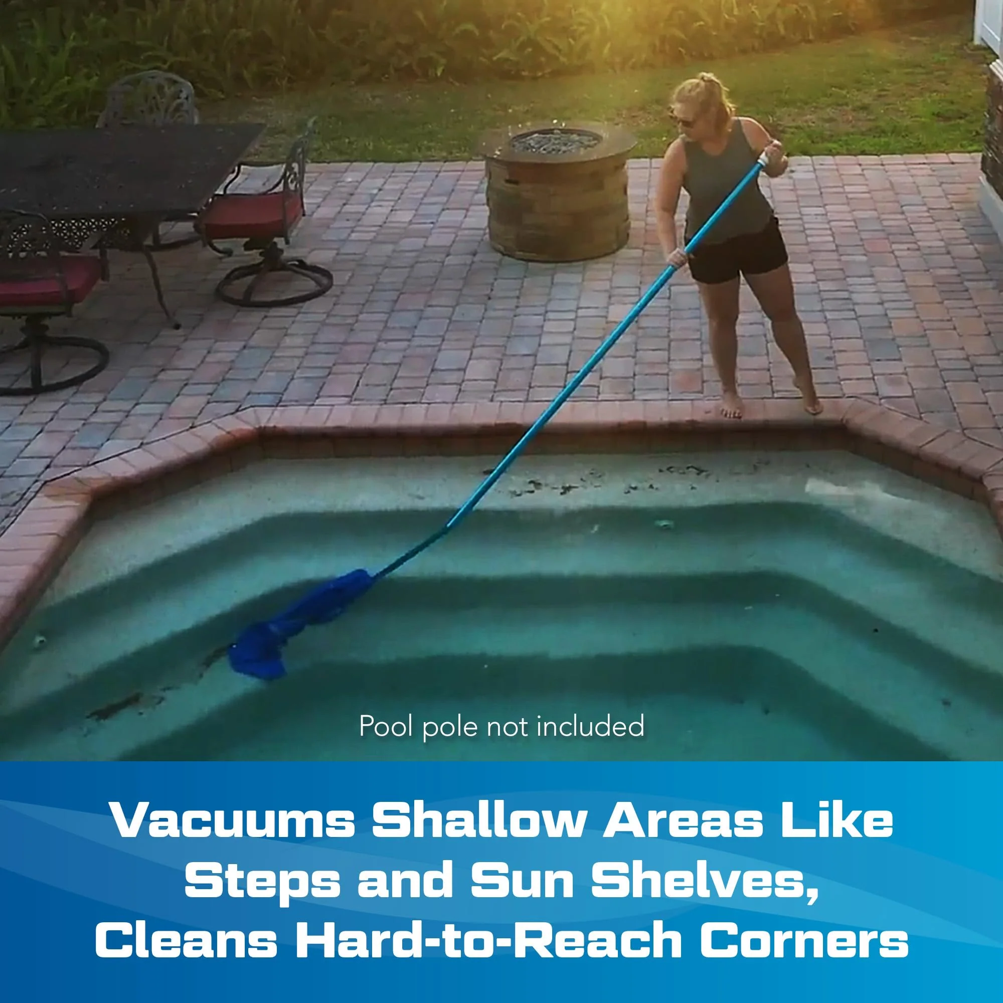 Water Tech Pool Blaster Max Li Cordless Pool Vacuum, Rechargeable, Powerful Suction, Large Debris Chamber, for In-ground & Above-ground Pools