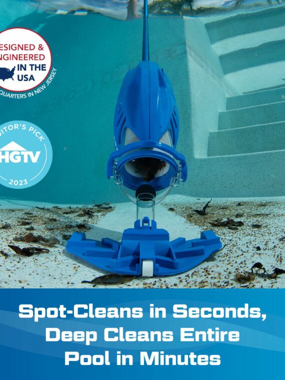 Water Tech Pool Blaster Max Li Cordless Pool Vacuum, Rechargeable, Powerful Suction, Large Debris Chamber, for In-ground & Above-ground Pools