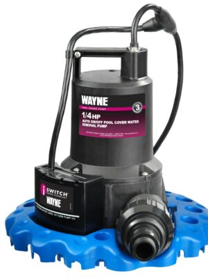 Wayne 1/4 HP Thermoplastic Pool Cover Pump with Auto On/Off & Freeze Protection