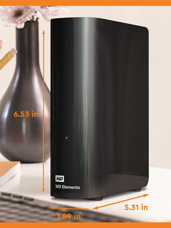 WD 4TB Elements Desktop Hard Drive, USB 3.0, PC/Mac/PS4/Xbox Compatible, Fast Data Transfer, Plug-and-Play