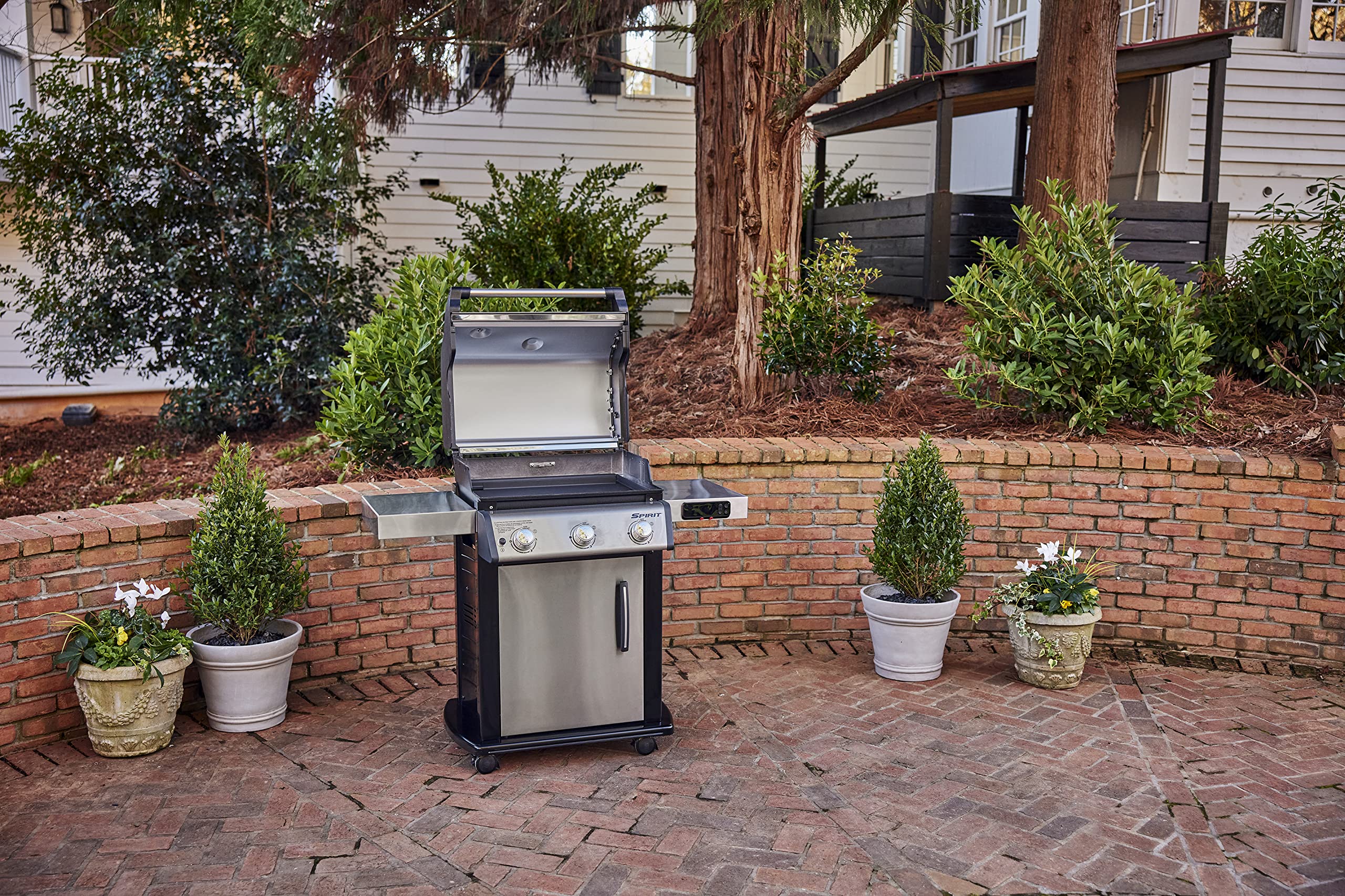 Weber Carbon Steel Rectangular Griddle, Rust-Resistant, Pre-Seasoned, Full Size