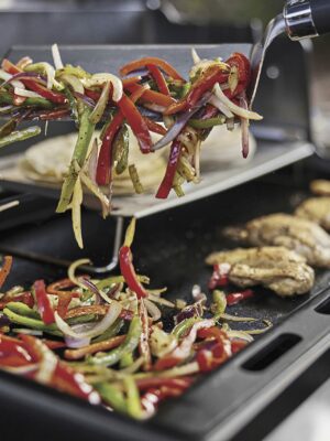 Weber Carbon Steel Rectangular Griddle, Rust-Resistant, Pre-Seasoned, Full Size