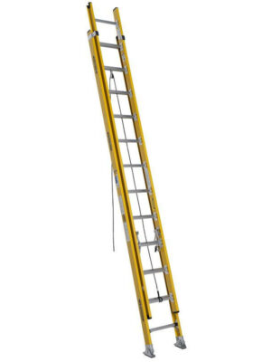 Werner 24-ft Fiberglass Extension Ladder, 375-lb Capacity, Type IAA, Model 7124-2