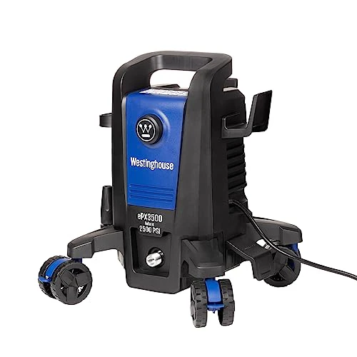 Westinghouse ePX3500 Electric Pressure Washer, 2500 PSI, 1.76 GPM, Compact, 360° Wheels, Quick-Connect Nozzles