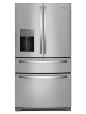 Whirlpool 36" 4-Door Refrigerator with Exterior Drawer, 26 Cu. Ft., Stainless Steel