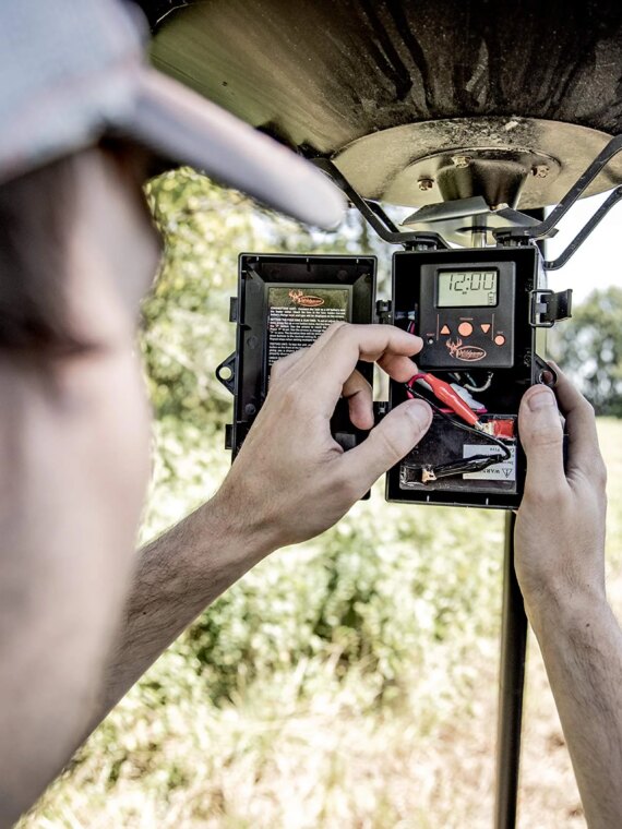 Wildgame Innovations Quick-Set 225 lb High-Capacity Game Feeder with Digital Timer