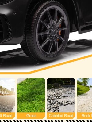 Winado 12V Kids’ Electric Ride-On Car with Remote Control, 3-Speed, Music & Lights