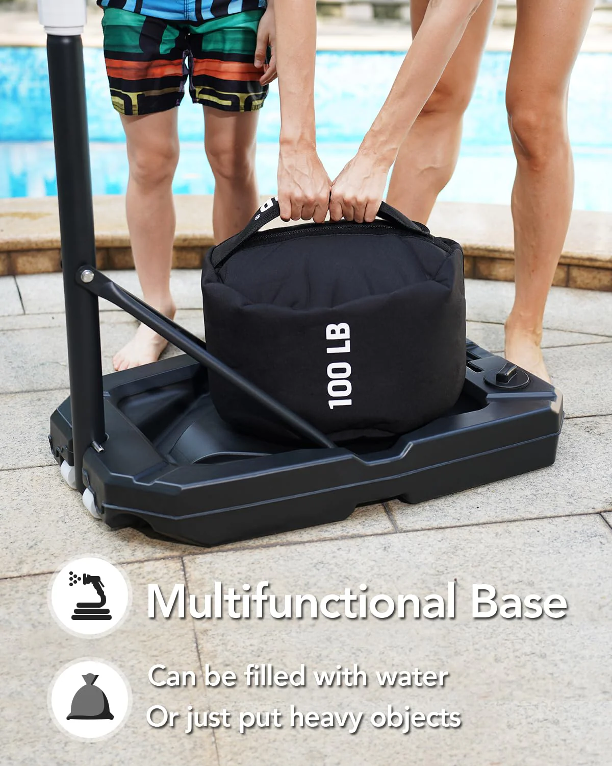 WIN.MAX Kids Basketball Hoop with 29" Adjustable Backboard for Indoor/Outdoor Play, Height 3.2-7.2 ft