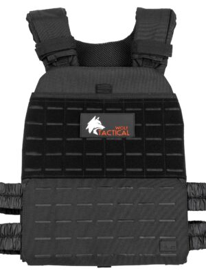 Wolf Tactical Adjustable Weighted Vest for Fitness Training, Breathable, Customizable, Heavy Duty, Fits XS-XL