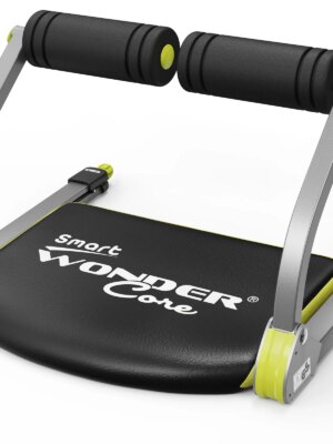 Wonder Core Smart Ab Workout Equipment - Adjustable Resistance, Total Body Fitness, Portable & Foldable Design