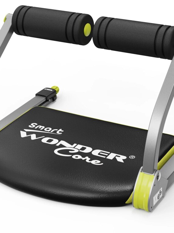 Wonder Core Smart Ab Workout Equipment - Adjustable Resistance, Total Body Fitness, Portable & Foldable Design