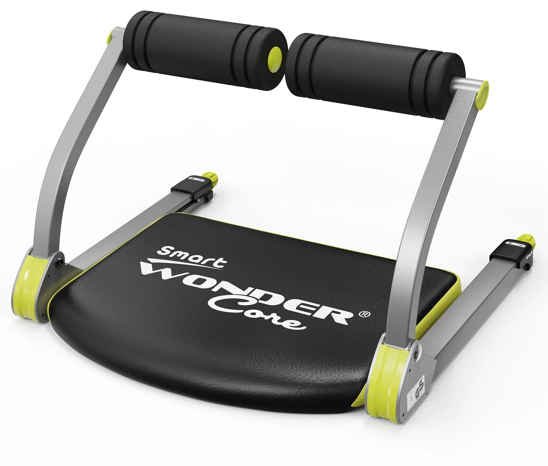Wonder Core Smart Ab Workout Equipment - Adjustable Resistance, Total Body Fitness, Portable & Foldable Design