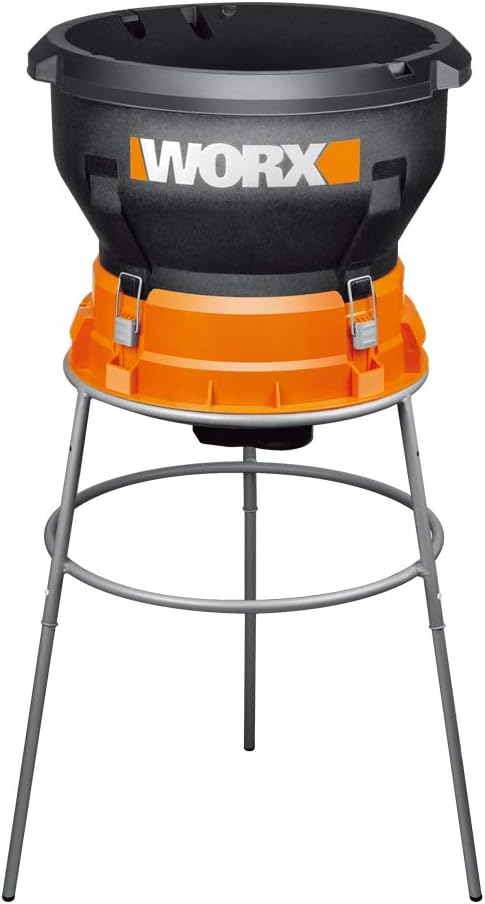 WORX 13 Amp Electric Leaf Mulcher, 53 Gallons/Min, 11:1 Mulch Ratio, Portable & Easy Assembly