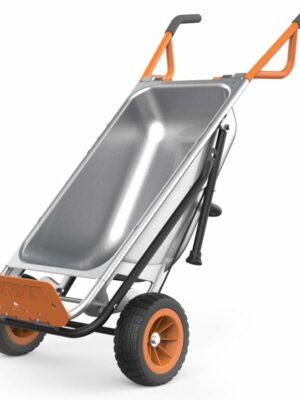 Worx Aerocart 8-in-1 Yard Cart, Heavy Duty Wheelbarrow & Dolly, 300 lbs Capacity, Turbo Lift Design