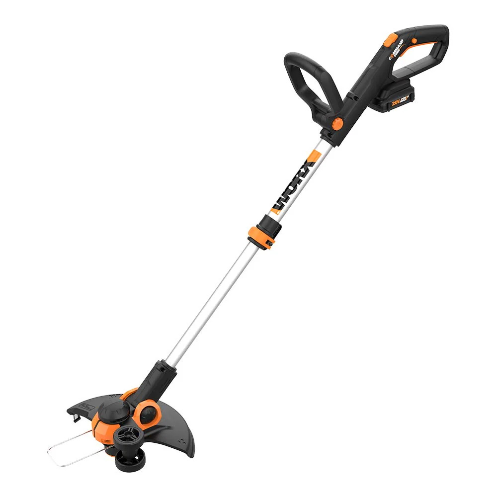 WORX WG163 GT 20V Cordless 12" Trimmer/Edger with Batteries & Charger, 2-in-1 Function, Instant Line Feed