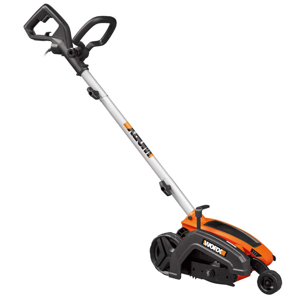 WORX WG896 12 Amp 2-in-1 Electric Lawn Edger & Trencher, 7.5" Blade, Adjustable Depth